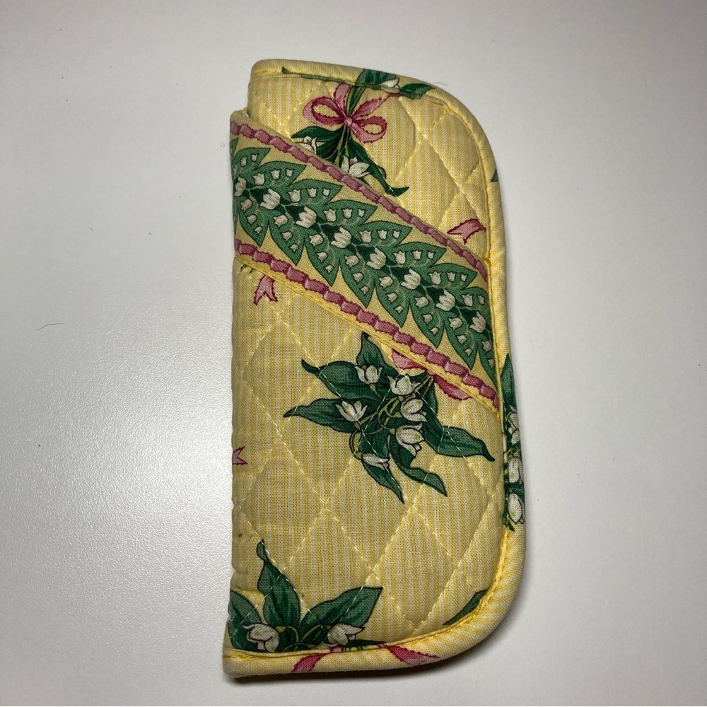 Vera Bradley Hope Lilly of the Valley Retired Soft Double Eyeglass Case